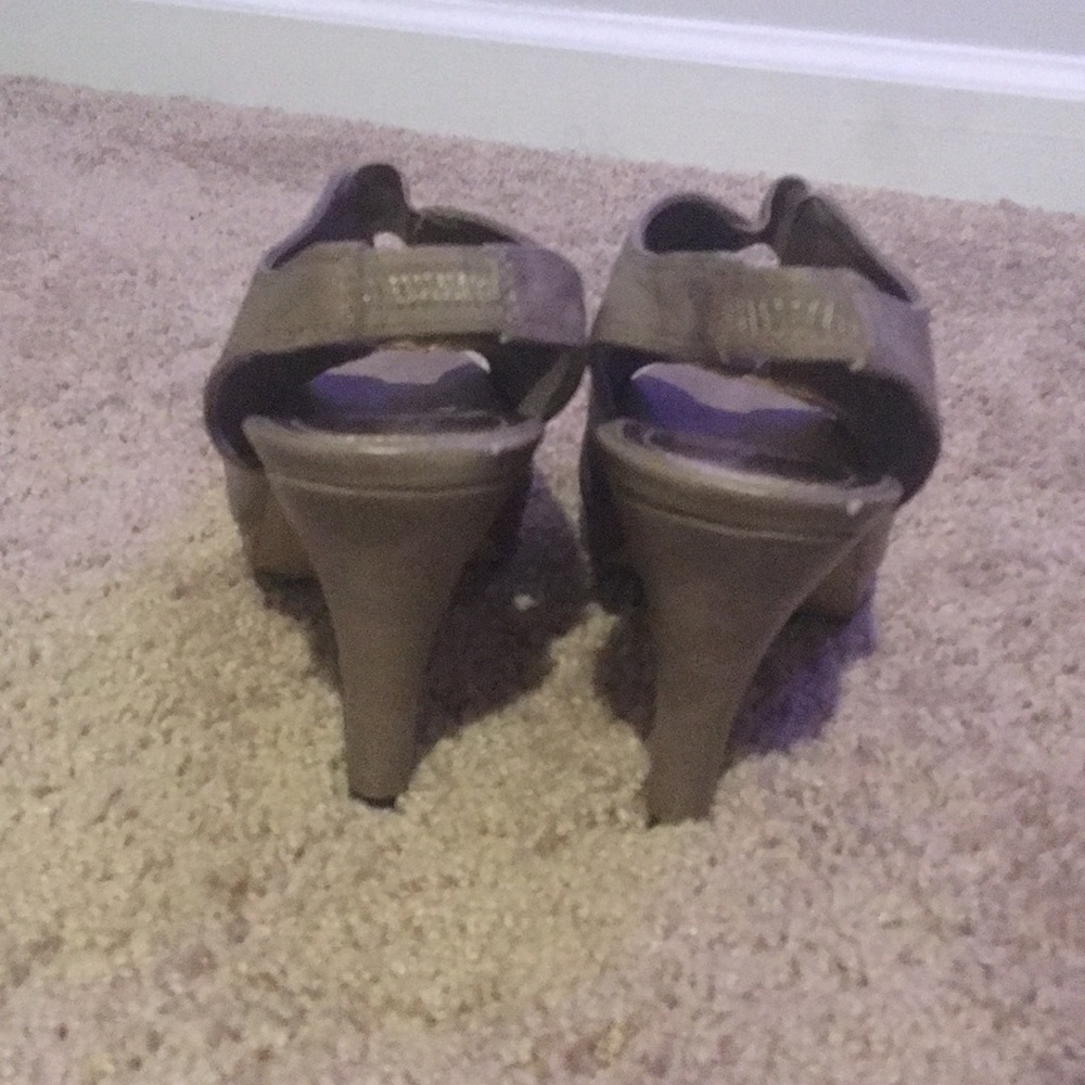 Tan Strappy Heels